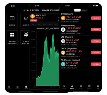 手机横向交易界面